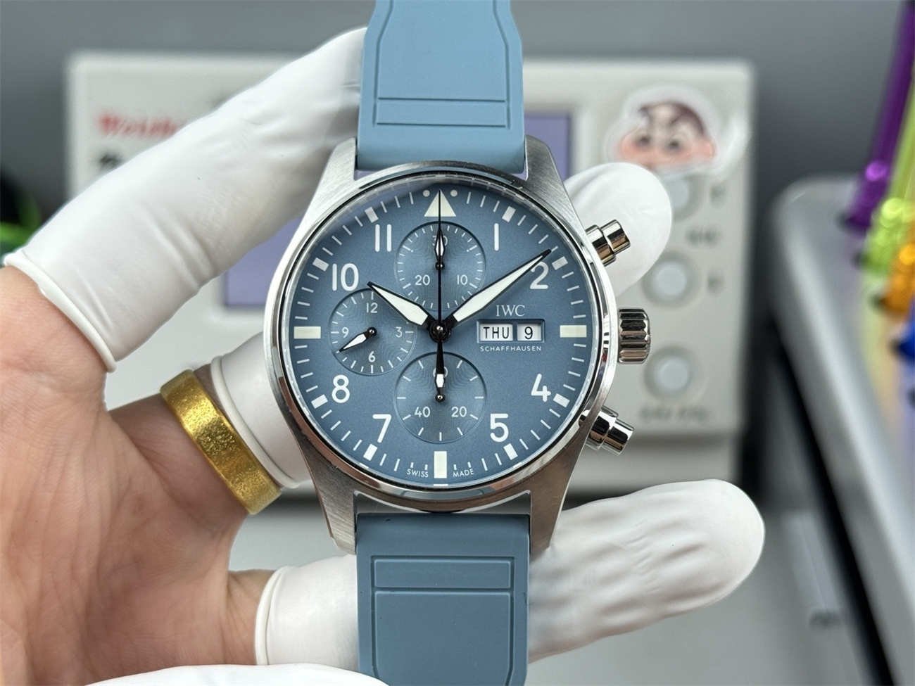 IWC Pilot IW389409 Replica – Miramar Blue AMG Chronograph Watch