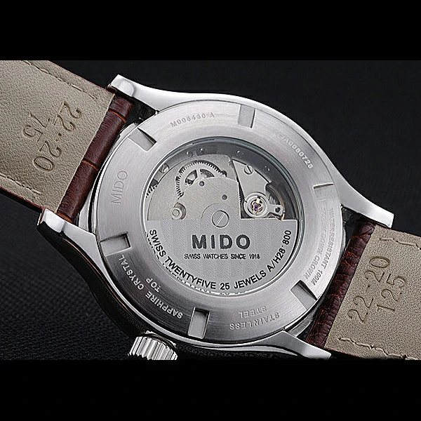 Mido Multifort Brown Dial Brown Leather Strap new60078