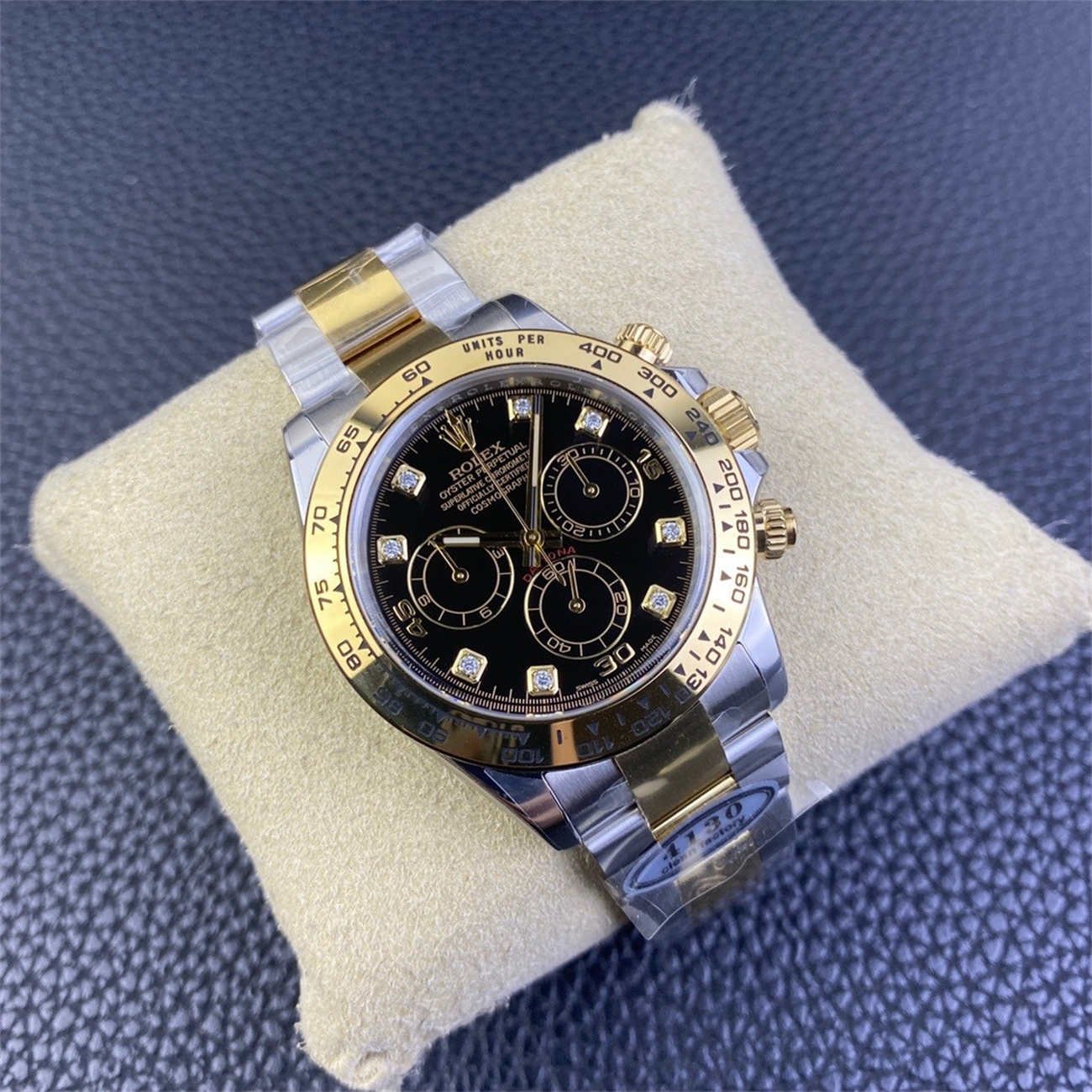 Rolex Daytona Diamond Dial Replica – 116503 Two Tone (Dandong 4130)