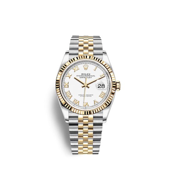 Rolex Replica Watch Datejust 36, 18k Yellow Gold and Stainless Steel, 36mm, 126233-0029