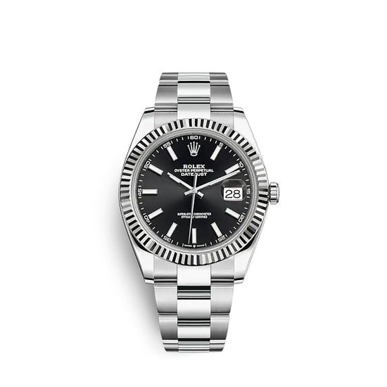 Rolex Replica Watch Datejust 41 Oystersteel and white gold 126334-0017