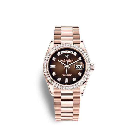 Rolex Replica Watch Day-Date 36 Everose gold 128345RBR-0040