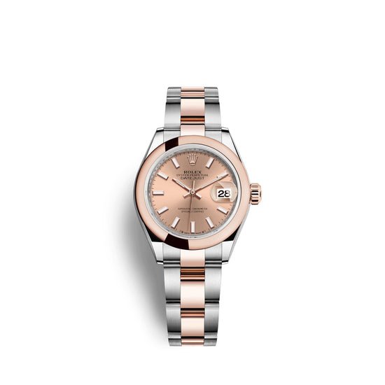 Rolex Replica Watch Lady-Datejust 28, Oystersteel and 18k Everose Gold, 279161-0024
