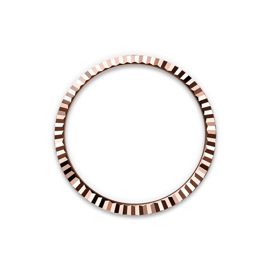 Rolex Replica Watch Land-Dweller 36, 18k Everose Gold, Intense white dial, Fluted Flat Jubilee, 127235-0001