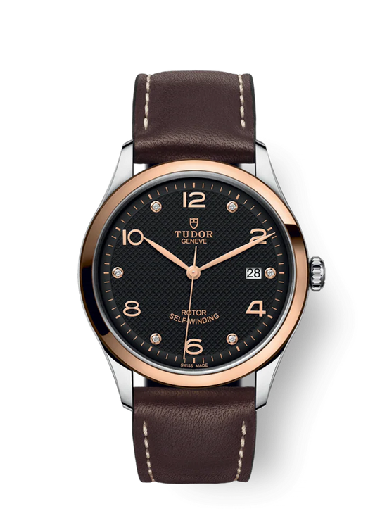 Tudor Replica Watch 1926, Stainless Steel and 18k Rose Gold with Diamond-set, 39mm, M91551-0008