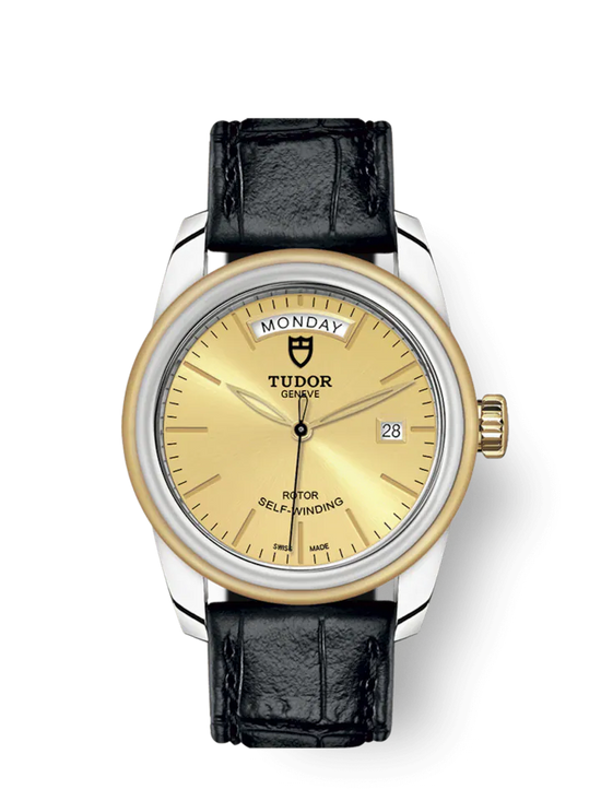 Tudor Replica Watch Glamour Date+Day, Stainless Steel and 18k Yellow Gold, 39mm, M56003-0024
